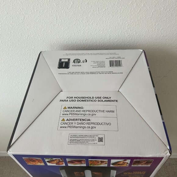 not available KALORIK Vivid Touch 7qt High-Res Touchscreen Air Fryer with - Picture 6 of 14